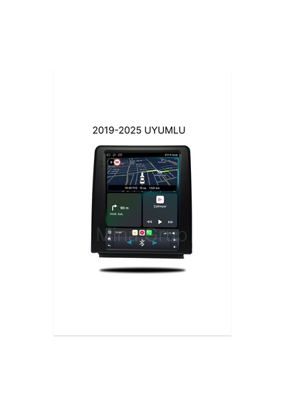 Snp Serisi Renault Clio 5 Uyumlu Tesla Ekran 4-64gb Hafıza Multimedya Sistemi Ve Geri Görüş Kamerası 9.7''