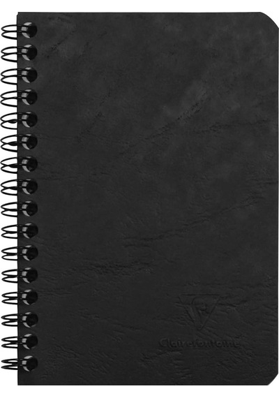 Clairefontaine Age Bag Wirebound 9x14 Çizgili Defter Siyah 785961c