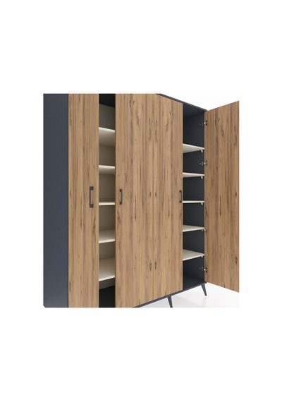 Kronos Gardrop 10 Raflı 4 Kapaklı 176x59x221 Antrasit-çam/aytaşı Çam/aytaşı Kronos Gardrop 10 Raflı 4 Kapaklı 176x59x221 Antrasit-çam/aytaşı Çam/aytaşı