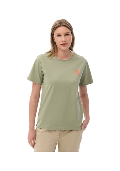 Columbia Csc Stacked Mini Gem Logo Kadın Kısa Kollu T-shirt Cs0316 Yeşil