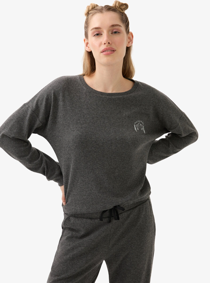 Blackspade Kadın Pijama Takımı 51939 - Antrasit Antrasit