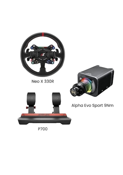 Simagic Alpha Evo Sport Neo X 330r P700 Direksiyon Seti Bundle