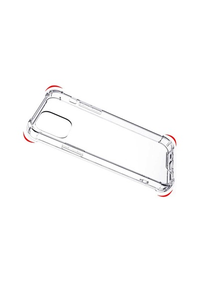 Noktaks - İphone 14 Pro Max Uyumlu Kılıf Şeffaf Koruyucu Nitro Anti Shock Silikon - Renksiz - T24656