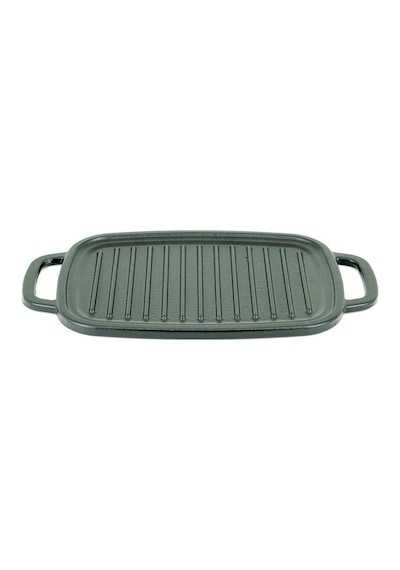 Taşev T1798 Caste Döküm Çift Taraflı Grill Izgara Mat Siyah