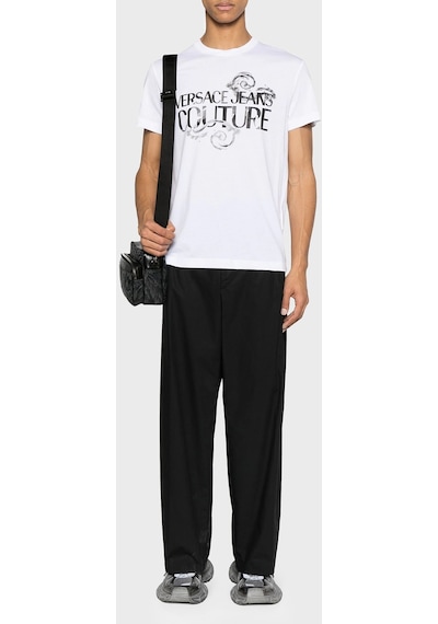 Versace Jeans Couture Erkek T Shirt 76gahg00 Cj00g 003 Beyaz