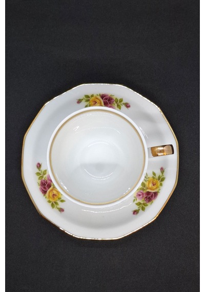Schwarzenbach 25.evlilik Yıldönümü Kahve Fincanı 130 Ml Beyaz