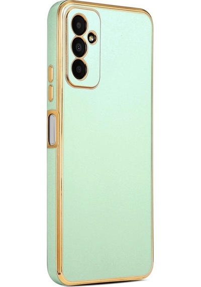 Samsung Uyumlu Galaxy M23 Kılıf Zore Bark Kapak Light Green