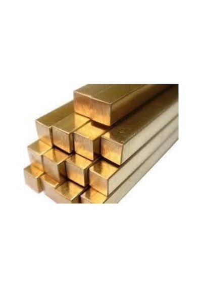 Pirinç Çubuk Kare 6 Mm 1 Mt.
