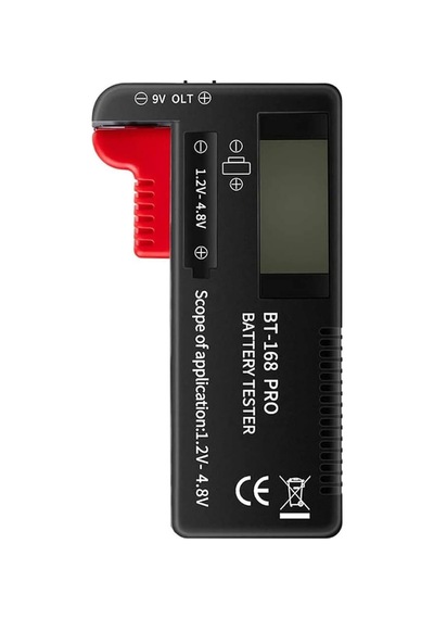 Alkatronik Bt-168 Pro Pil Test Cihazı Aa Aaa C D 9v 18650 16340 14500 10440 1.2v 1.5v 3v 3.7v 4.8v Dijital Ölç