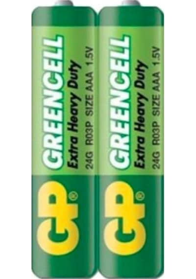 GP Greencell AAA İnce Kalem Pil 2'li