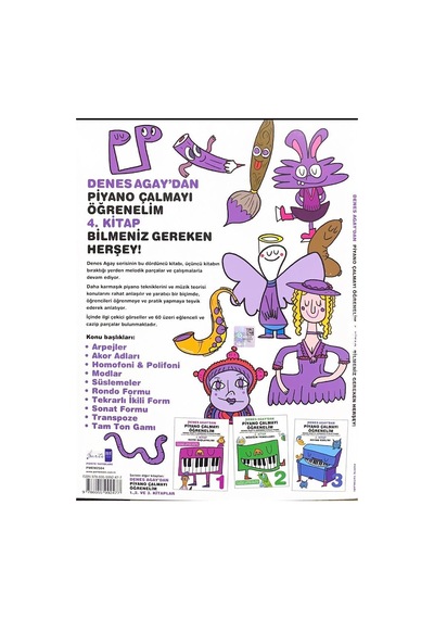 Denes Agay 'dan Piyano Çalmayı Öğrenelim 4. Kitap