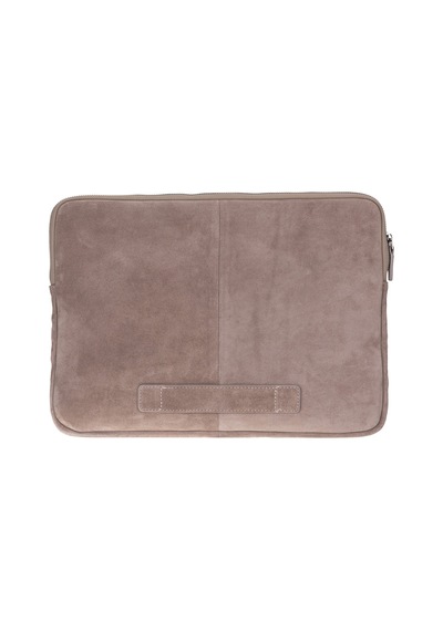 Mist Still Hakiki Süet Deri 15-16 İnç Macbook Uyumlu/laptop Kılıfı Vizon