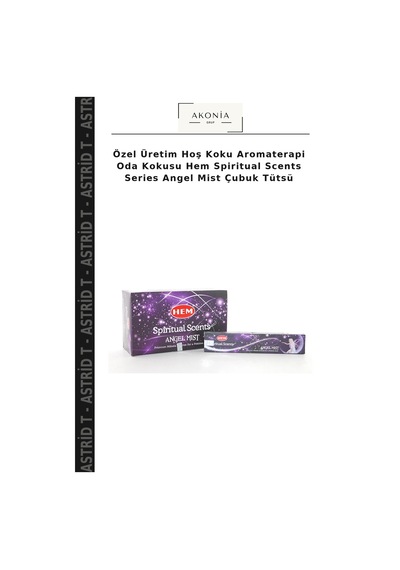 Özel Üretim Hoş Koku Aromaterapi Oda Kokusu Hem Spiritual Scents Series Angel Mist Çubuk Tütsü