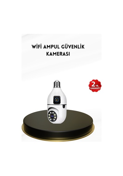 1080p Wifi Ampul Kamera Uzaktan Erişimli Hareket Sensörlü Gece Görüşlü 57585372