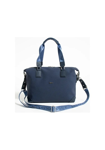 Just Polo Kadın Büyük Valiz Boy Ayarlanabilir Askılı Lüks El Ve Omuz Çantası Shopper Ebat: 33 X 40 Cm Lacivert 12640135