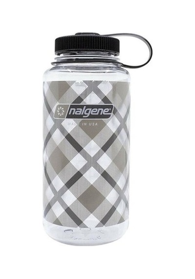 Nalgene 32Oz Wide Mouth Beige Plaid