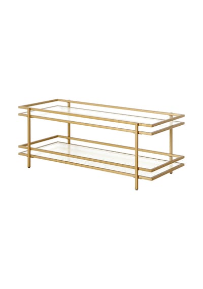 Yashira Gold Metal&cam Orta Sehpa