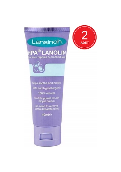 Lansinoh HPA Lanolin Göğüs Ucu Kremi 2 x 40 ML