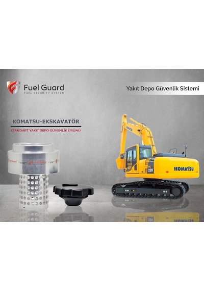 Komatsu Ekskavatör-Kepçe Yakıt Depo Koruma Cihazı