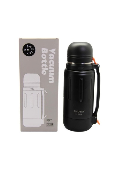 Shotay Durable Çelik Termos Matara 1500ml Siyah
