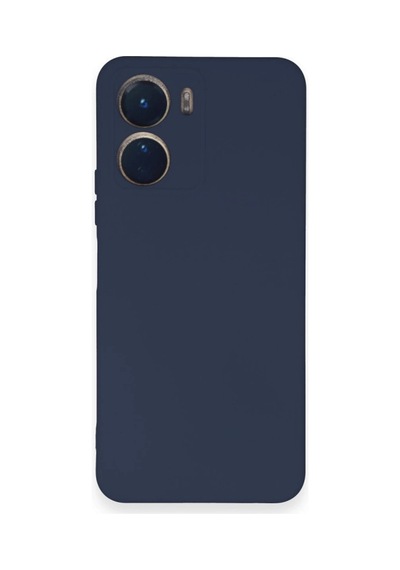 Vivo Y16 Kılıf Nano İçi Kadife Silikon - Laciver E098f Lacivert