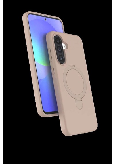 Galaxy A36 Regal Magsafe Standlı Kapak - Çöl Titanyum