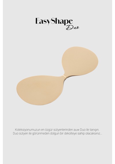 Auw Duo Yapışkanlı Sütyen - Easyshape Ten
