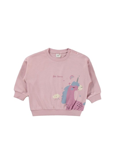 Unicorn Baskılı 6-18 Ay Takım - Pembe