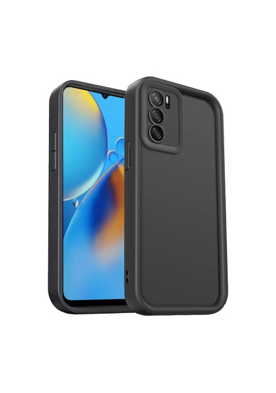 Newface Oppo A16 Kılıf Viera Silikon - Siyah