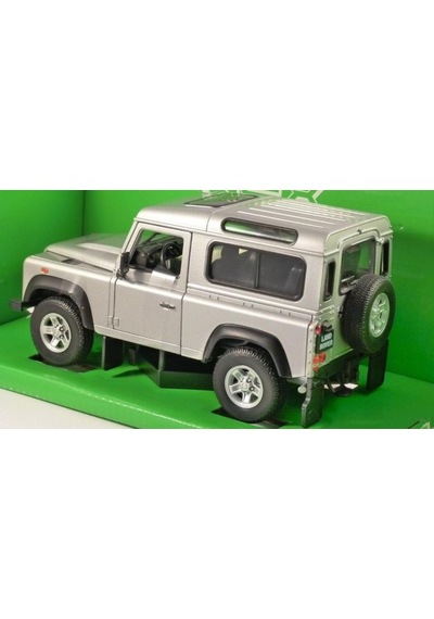 Welly Land Rover Defender 1:24 Gümüş Model Araba