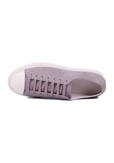 Shoetyle - Hakiki Nubuk Deri Vizon Rengi Erkek Sneaker - 666-0381-1582