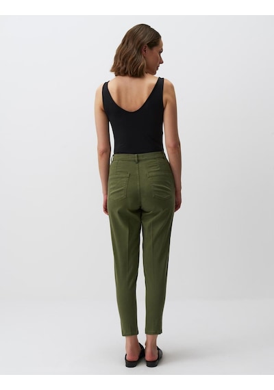 Jimmy Key Haki Normal Paça Cepli Gabardin Pantolon 24spapav2312 Haki