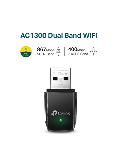 Archer T2u, 600mbps Kablosuz Dual Band Usb Adaptör