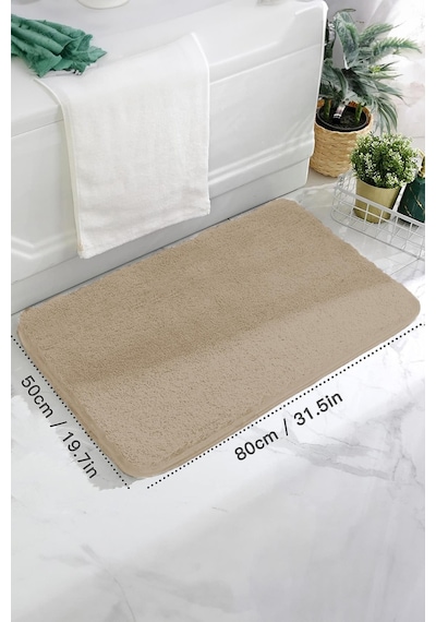 Brillahome Kaymaz Taban, Tekli Post Peluş Banyo Paspası, Kaymaz Taban 50 80 Cm 001 Brillahome Kaymaz Taban, Tekli Post Peluş Banyo Paspası, Kaymaz Taban 50 80 Cm 001