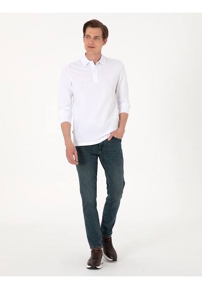 Pierre Cardin Erkek Beyaz Sweatshirt 50314048-vr013 Beyaz