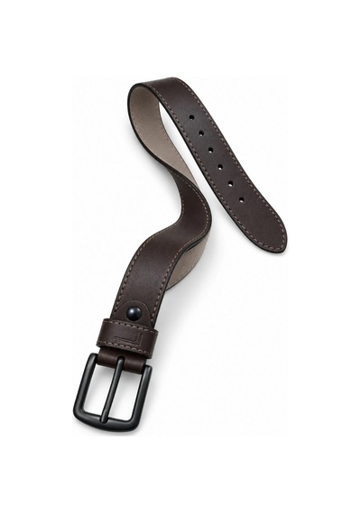 Ertaş Trend Store Erkek Kahverengi 3,5 Cm Dikiş Detaylı Metal Tokalı Kot Ve Kumaş Pantolon Kemeri Çok Renkli