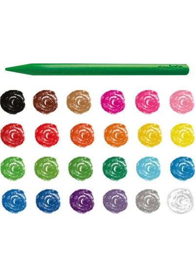 Carioca Plastello SuperResistente Pastel Boya 24'lü
