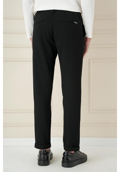 Efor P 1166 Slim Fit Siyah Klasik Pantolon Siyah