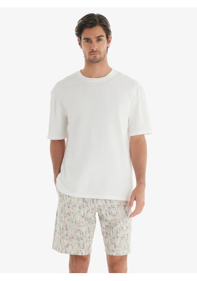 Blackspade Erkek T-shirt 40744 - Beyaz Beyaz