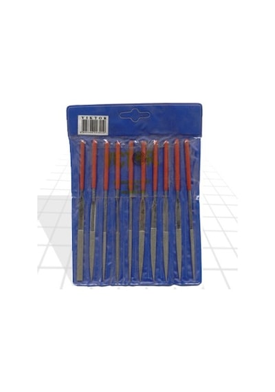 Vınko 10 Lu Elmas Saatçi Eğe Seti 140 X 50 X 3 Mm. 1 Takım