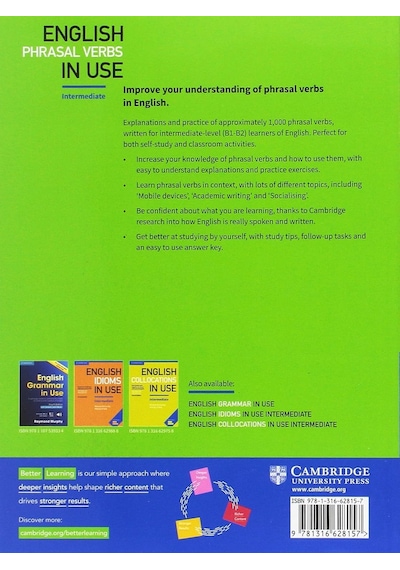 English Phrasal Verbs İn Use Intermediate Book With Answers: Vocabulary Reference And Practice
