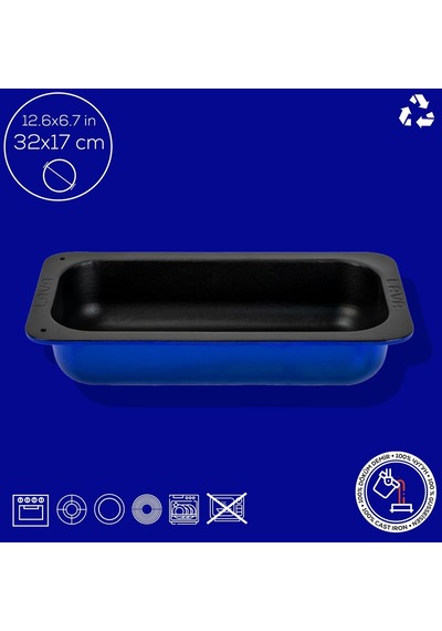 Lava Döküm Dikdörtgen 1/3 Gastronomi Küvet Ölçü 32x17cm. 001