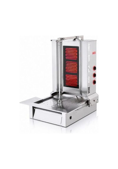 Silverinox Elektrikli 3 Radyan Alttan Motorlu Döner Makinesi 380v