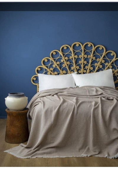 Apricitas Home Çift Kişilik Pike Miren Bej