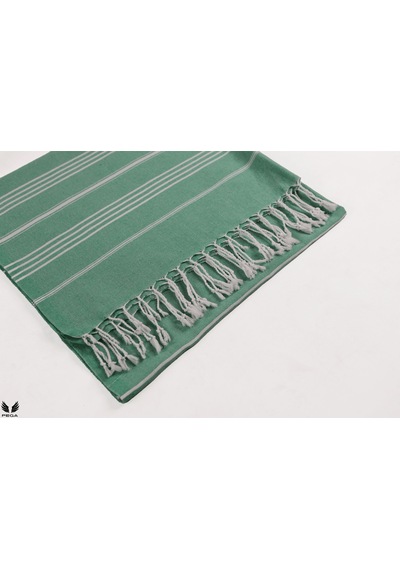 Pega Sultan Peştamal %100 Koton Benetton Yeşili Plaj Havlusu 90 x 170 CM