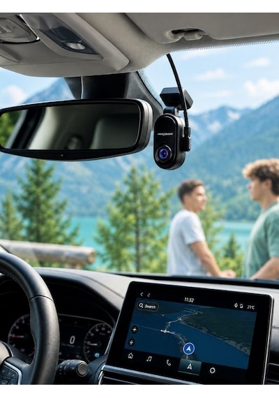 Nextbase Piqo 1080p Hd Araç Kamerası Kompakt, Geniş Açı, Akıllı Özellikler