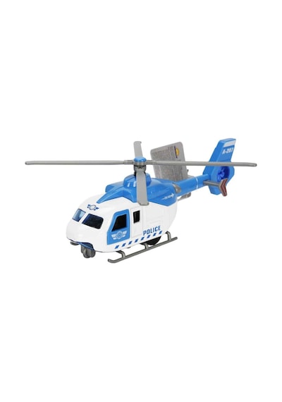 Çek Bırak Metal Helikopter 20 Cm - Mavi Lisinya