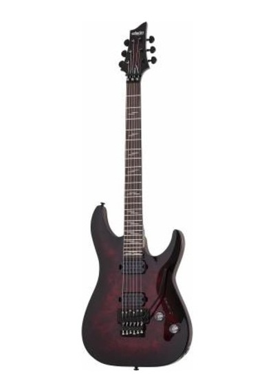 Schecter Omen Elite-6 Fr Elektro Gitar Black Cherry Burst