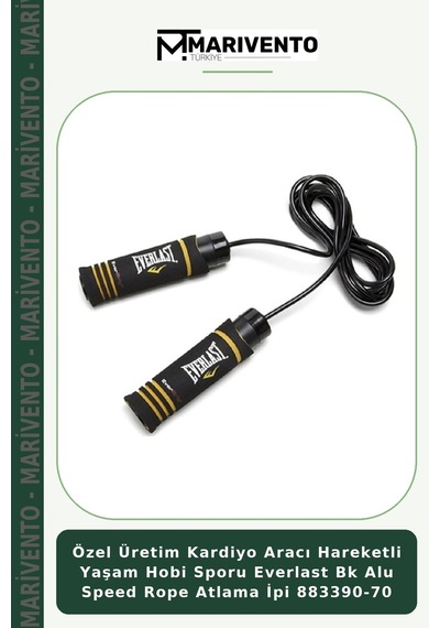 Özel Üretim Kardiyo Aracı Hareketli Yaşam Hobi Sporu Everlast Bk Alu Speed Rope Atlama İpi 883390-70
