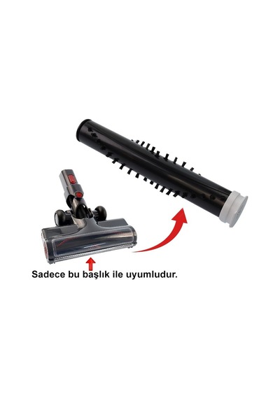 Arçelik Sd 6141 İle Uyumlu Şarjlı Süpürge Emici Başlık Fırçası